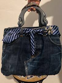 Borsa fatta a mano jeans LEE