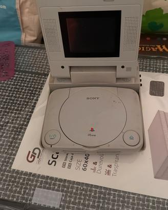 PlayStation 1 con schermo 