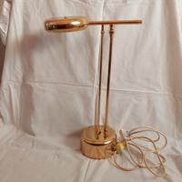 lampada vintage in ottone anni 60'-70'