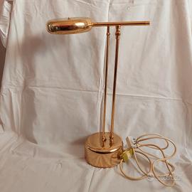lampada vintage in ottone anni 60'-70'