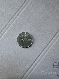 2 Monete 50 Lire Vulcano 1995