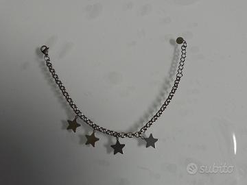 Bracciale cavigliera con stelle nuovo