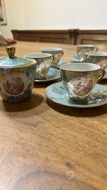 Servizio da caffè  in poranticoe