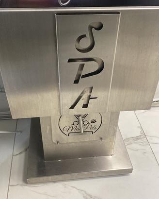 Vasca spa in acciaio per Toelettatura