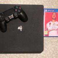 PlayStation 4 Slim 500GB + 1 controller + Fifa 20