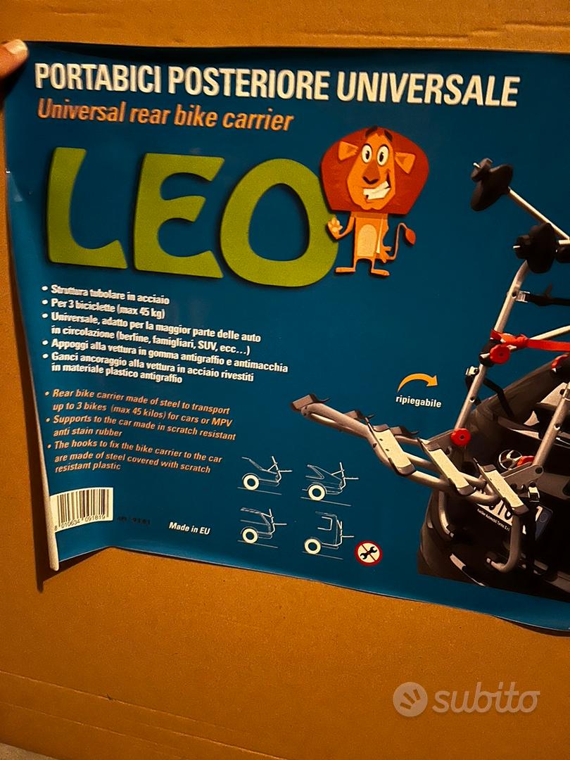 Portabici posteriore per auto Gev Leo