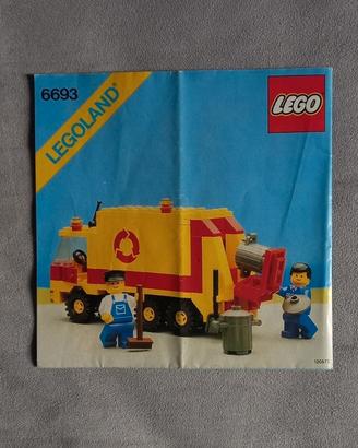 LEGO Legoland 6693 Istruzioni Vintage Camion