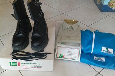 anfibi E.I. tg 43; camicia 15/½r; Canadese;saharia