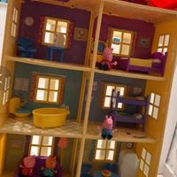 peppa pig casa,scuola e auto