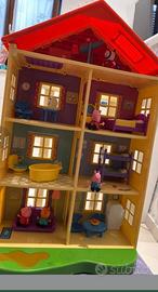 peppa pig casa,scuola e auto