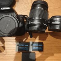 canon 100d + 18-55 stabilizzato +24MM