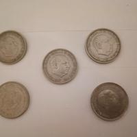 monete  Spagna da 5 pesos 1967