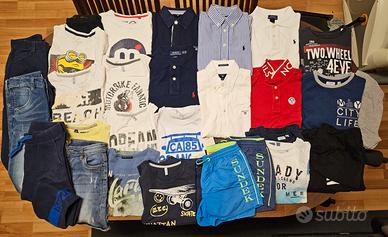 Abbigliamento ragazzo 8/9 anni, pari al nuovo 