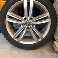 4 gomme e cerchi invernali in lega leggera