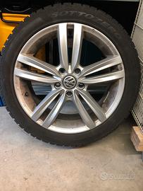 4 gomme e cerchi invernali in lega leggera