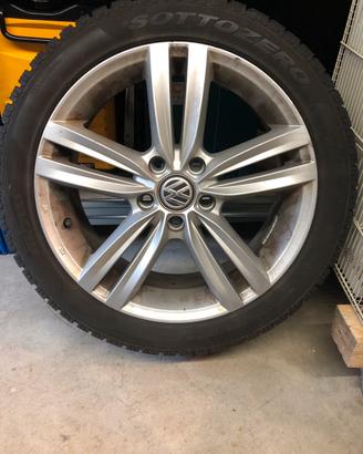 4 gomme e cerchi invernali in lega leggera