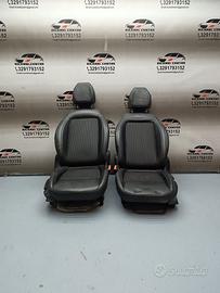 Set sedili anteriore in pelle nera sx+dx 2016-2020