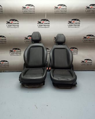 Set sedili anteriore in pelle nera sx+dx 2016-2020