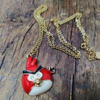 Collana Red Angry Birds Charm Necklace Videogame