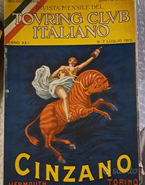 rivista Touring Club 1915 Cappiello