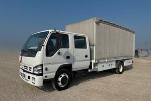 Furgone centinato doppia cabina isuzu nqr75 pat.C