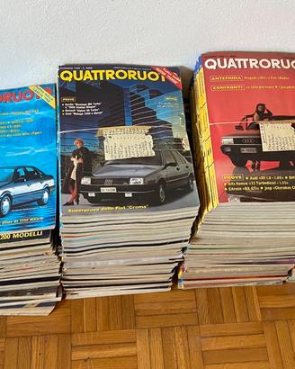Riviste a Quattroruote e Ruoteclassiche anni 80/90