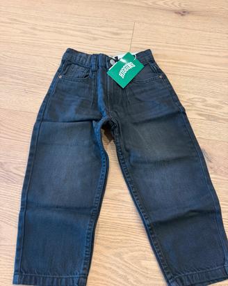 Jeans bambino Higgins nero loose fit 4 anni