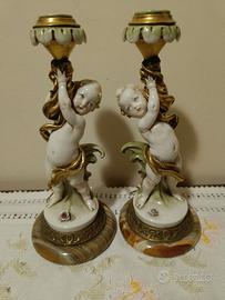 PORTALAMPADA DA TAVOLO CAPODIMONTE