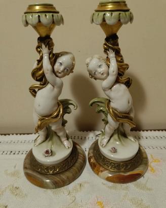 PORTALAMPADA DA TAVOLO CAPODIMONTE