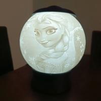 Lampada Litofania Frozen