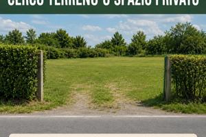 Terreno o spazio privato con accesso carraio