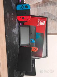 nintendo switch con 6 giochi