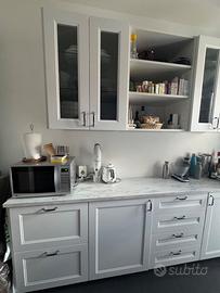 Composizione cucina Ikea bianco opaco