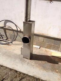 Canna fumaria acciaio inox