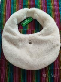 Borsa A Mezzaluna In Pelliccia Sintetica 