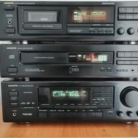 IMPIANTO HI-FI A COMPONENTI SEPARATI ONKYO VINTAGE