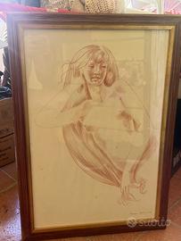 QUADRO RAPPRESENTANTE UNA DONNA