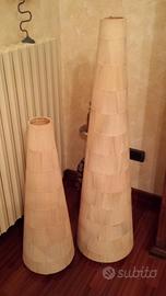 LAMPADE DA SALOTTO IN FOGLIA DI GRANO -PEZZI UNICI