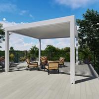 Pergola bioclimatica con lamelle orientabili