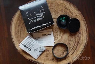 RICOH GW-1 0,75x wide converter GR Digital I e II