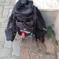 Borsa nera x bike MTX Quick +supporto 