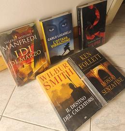 5 libri nuovi ancora incelofanati 