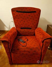 Poltrona relax elettrica per anziani 