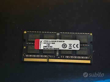 Ram Notebook Gaming sodimm 8gb ddr3 1866mhz