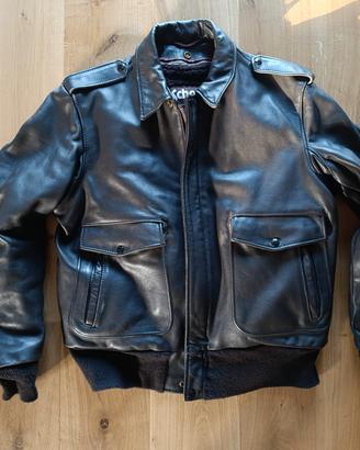 giubbotto pelle schott vintage 
