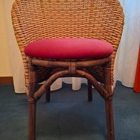 Sedia in vimini 