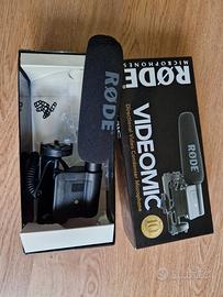 Rode  videomic microfono fotocamera