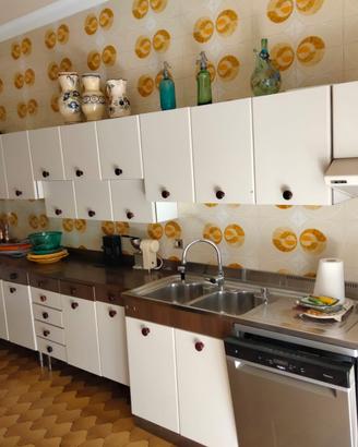 Cucina componibile ad angolo con lavastoviglie