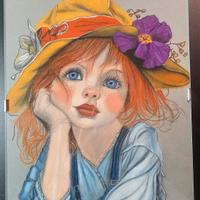 Disegno con matite pastello 