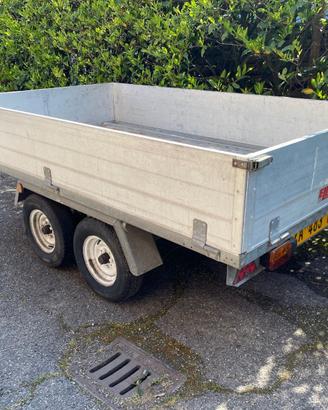 rimorchio ellebi due assi